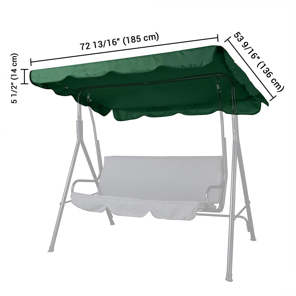 Yescom Patio Porch Replacement Swing Canopy 72x53