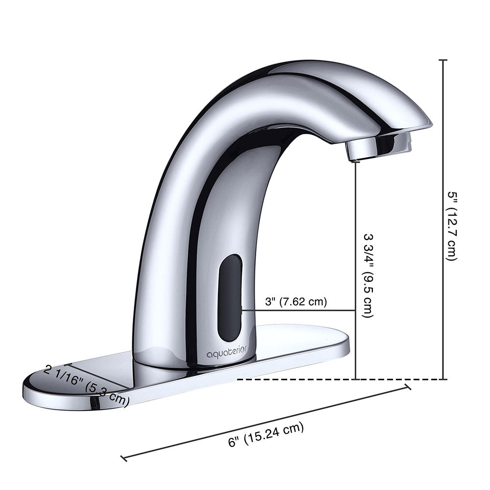 Aquaterior 5 Motion Sensor Touchless Bathroom Faucet