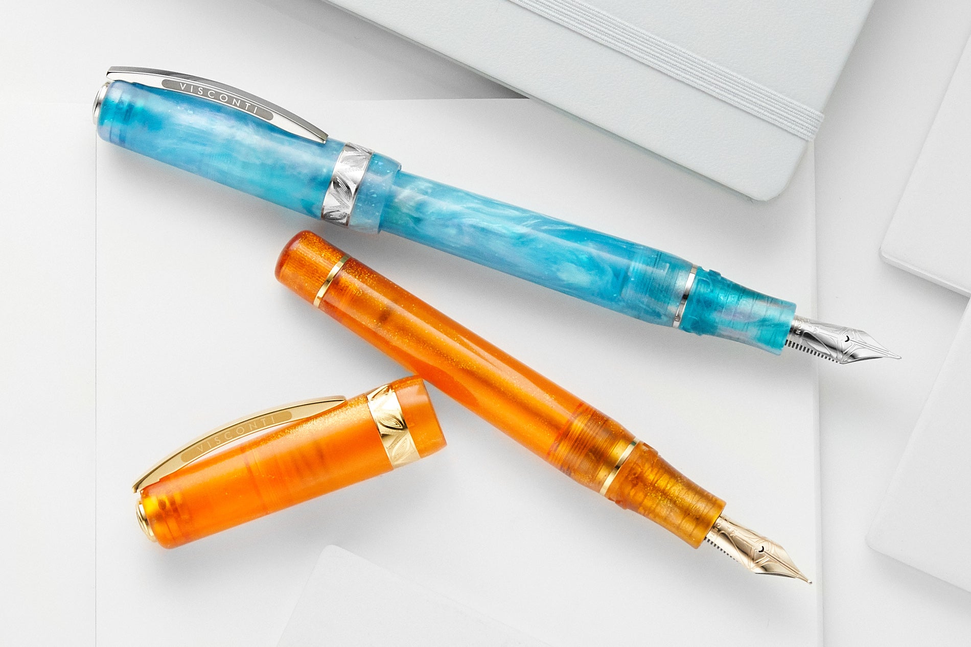 Visconti Kaleido Fountain Pen - Fire Opal