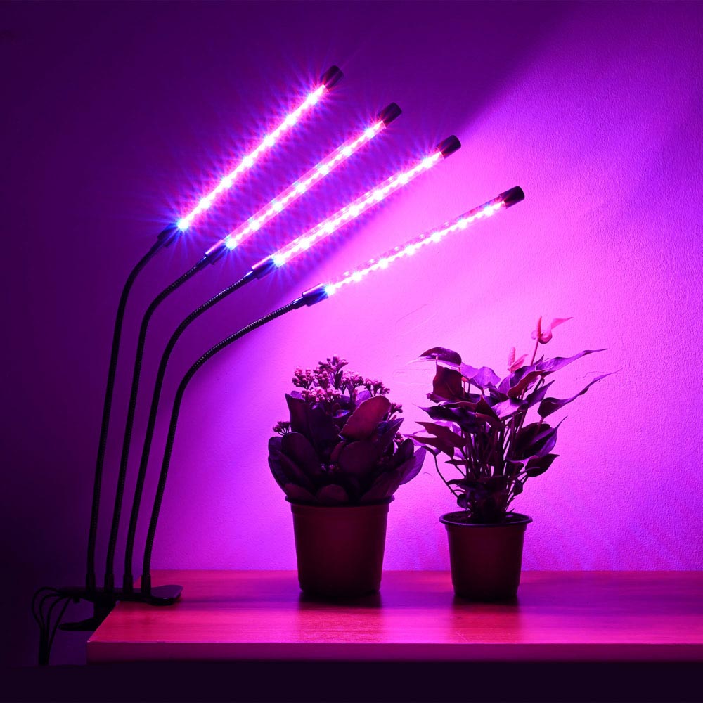 Yescom 40w LED Grow Light Clip on Full Spectrum Indoor Growing Blue Red