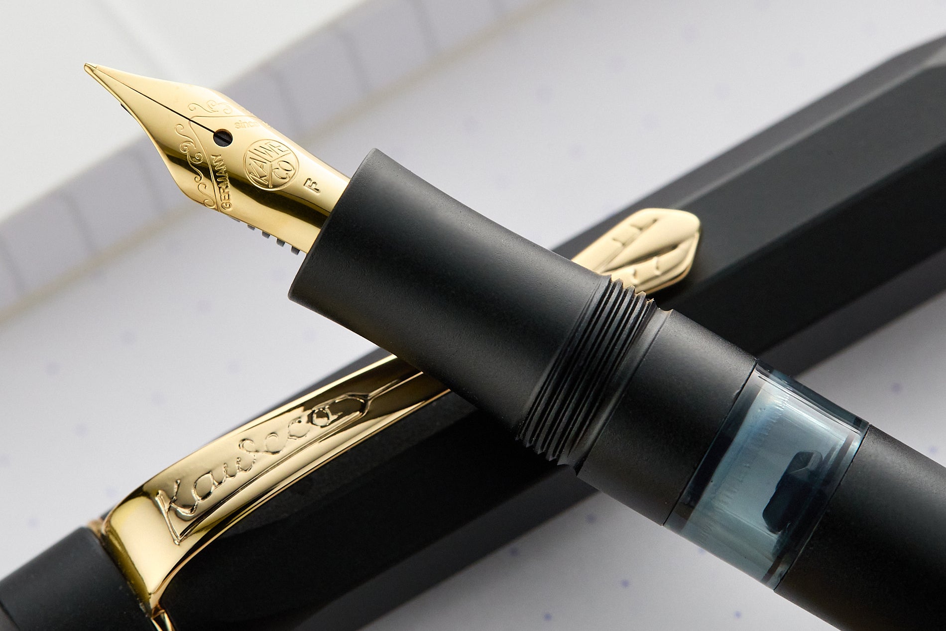 Kaweco AL Sport Piston Fill Fountain Pen - Black