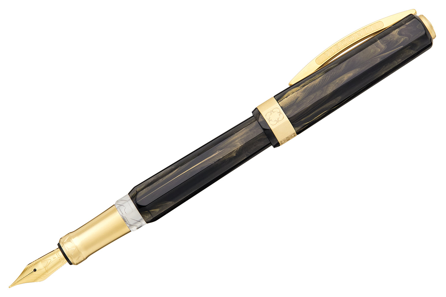 Visconti Opera Gold Fountain Pen - Black