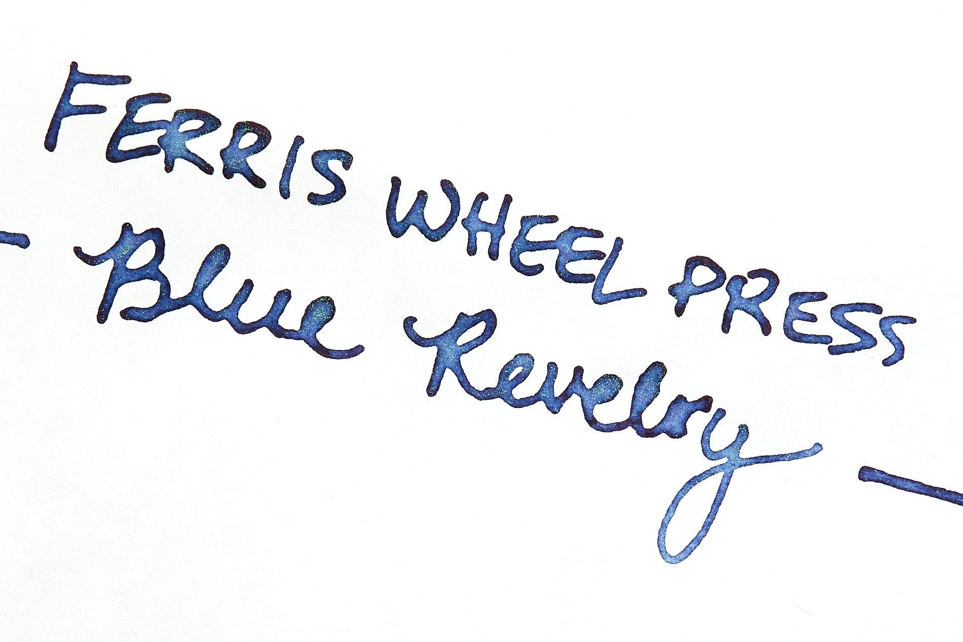 Ferris Wheel Press Blue Revelry - 38ml Bottled Ink (Limited Edition)