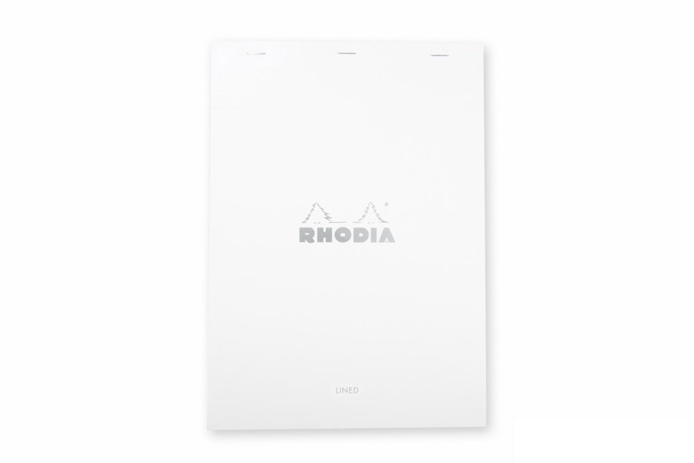 Rhodia No. 18 A4 Notepad - Ice White, Lined