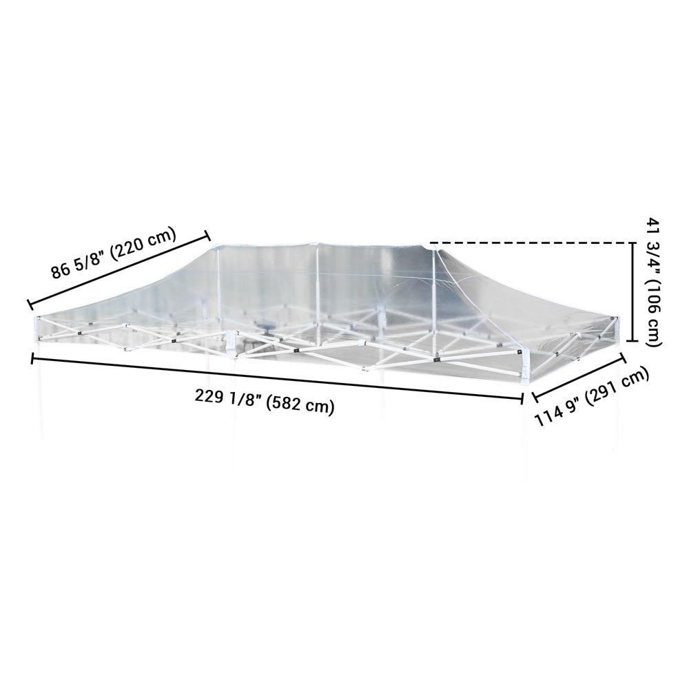 Yescom 10'x20' Ez Pop Up Tent Canopy Top Replacement (9.6'x19')