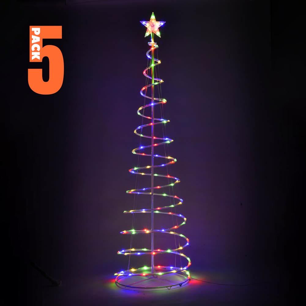 Yescom 6' Spiral Outdoor Xmas Tree USB Powered