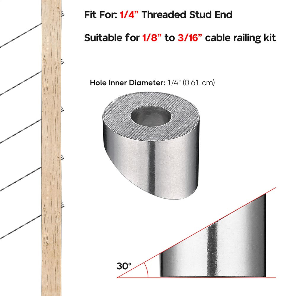 Yescom 30x 1/4 Angled Beveled Washers 30 Degree 316 Stainless Steel