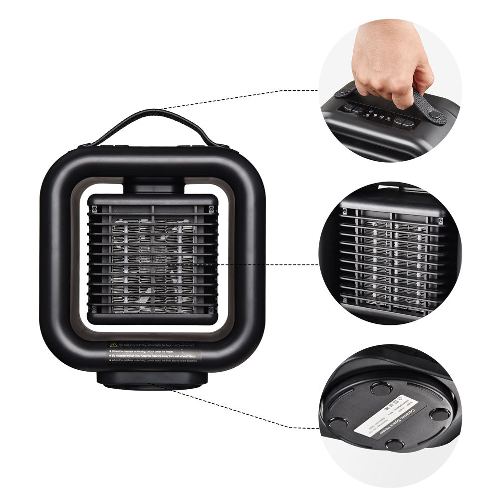 Yescom Portable Fan & Space Heater 1000w