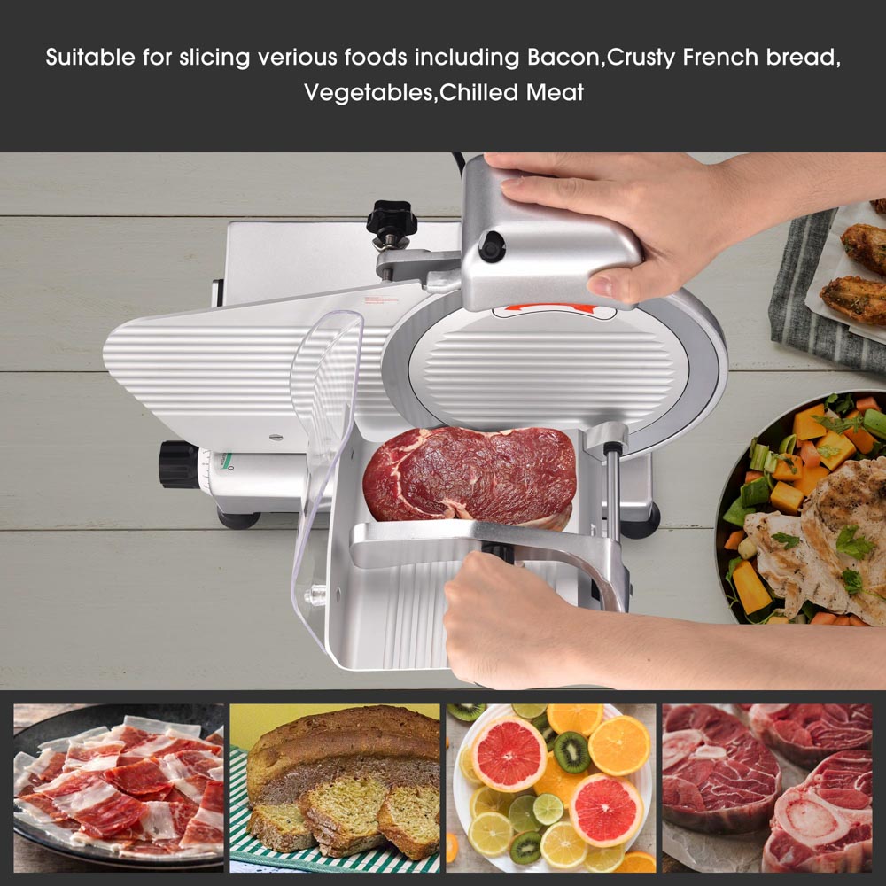 Yescom 10 Heavy Duty Meat Slicer Professional Food Slicer