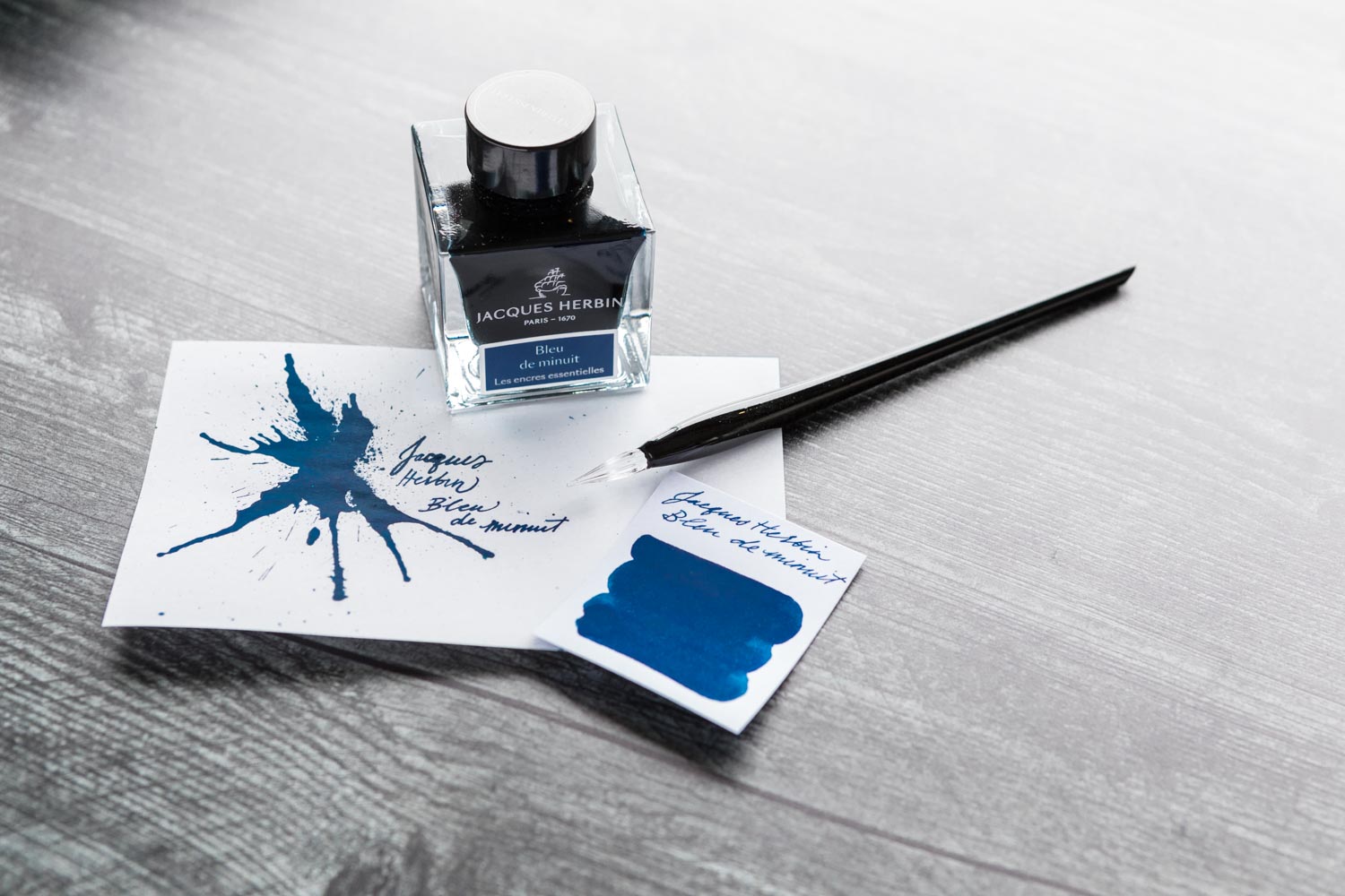 Jacques Herbin Bleu de Minuit - 50ml Bottled Ink