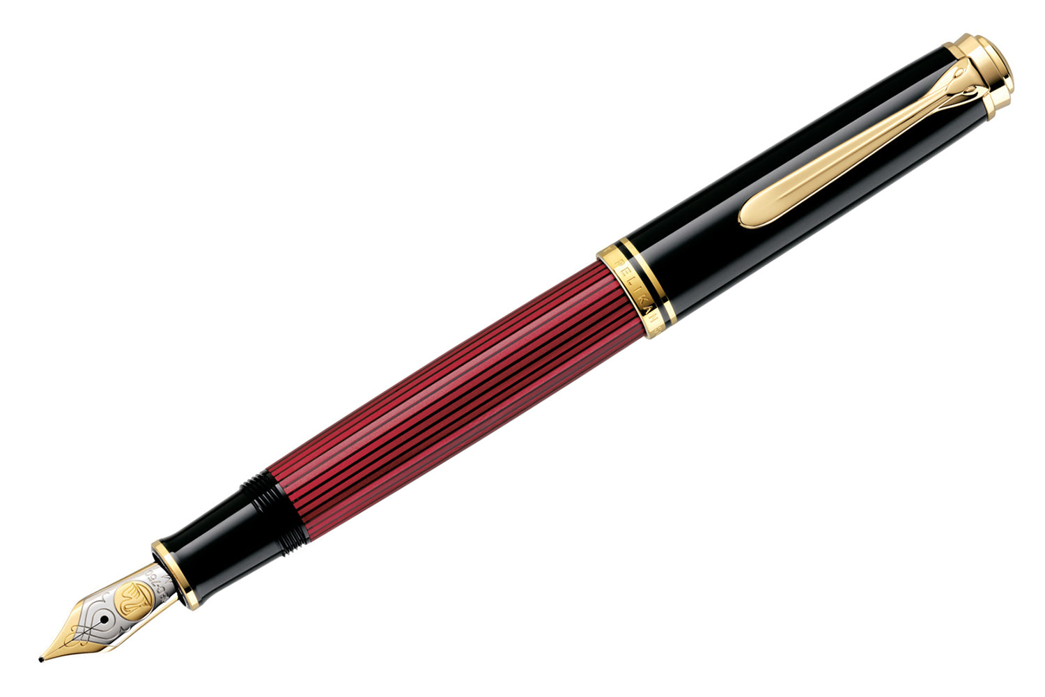 Pelikan M800 Fountain Pen - Black-Red