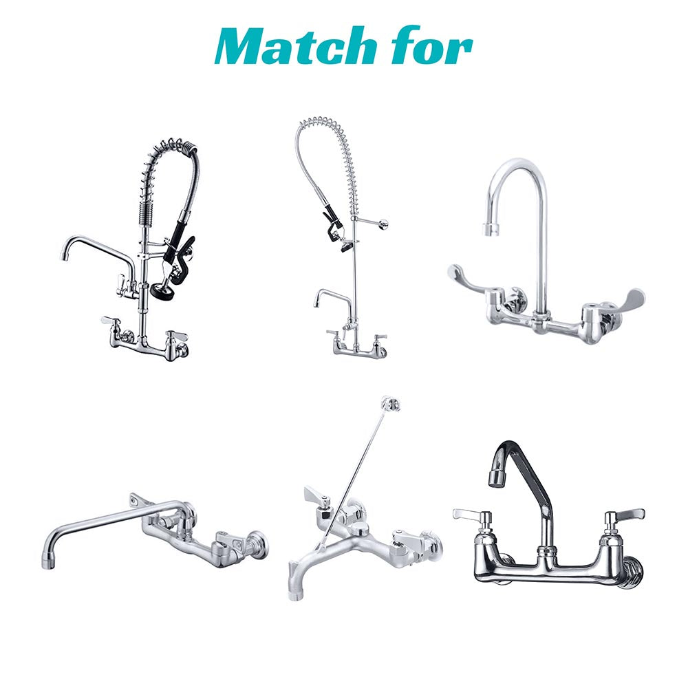 Aquaterior Wall Mount Faucet Kit G1/2 BSP Male Thread