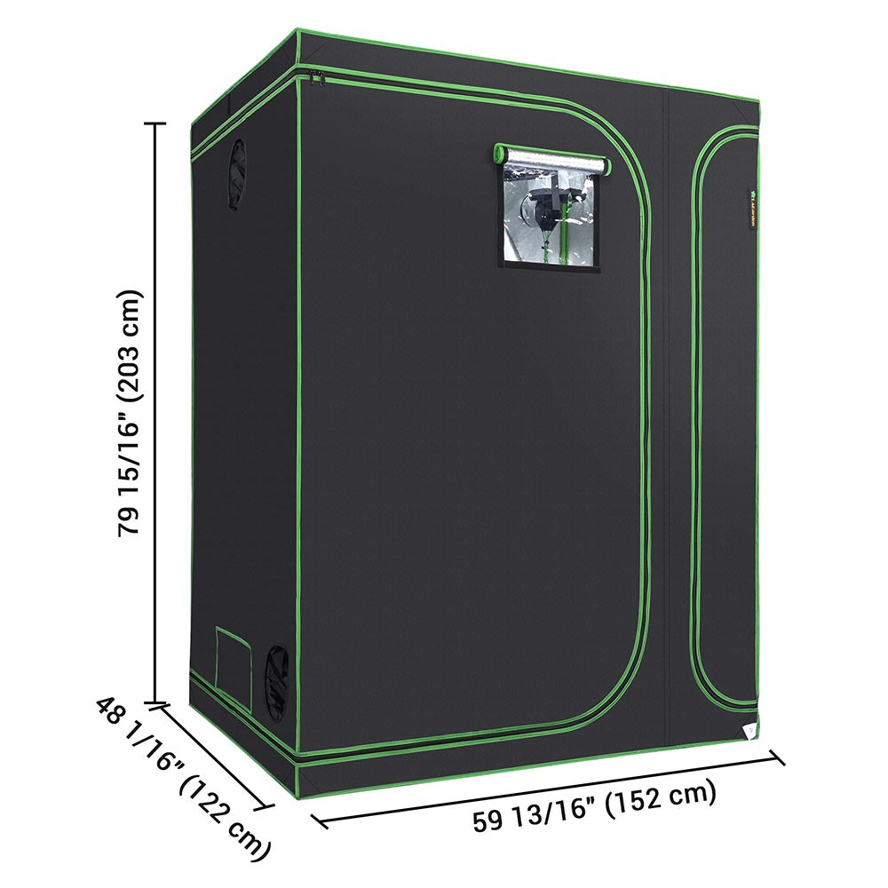 Yescom Grow Tent 60x48x80 2in1 Hydroponic Grow Room