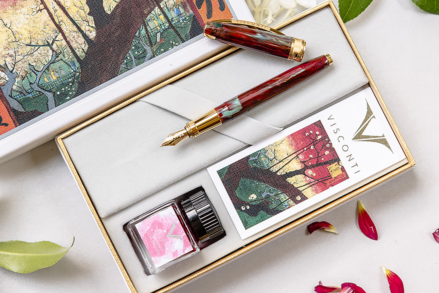 (Bottom Shelf) Visconti Van Gogh Fountain Pen - Flowering Plum Orchard