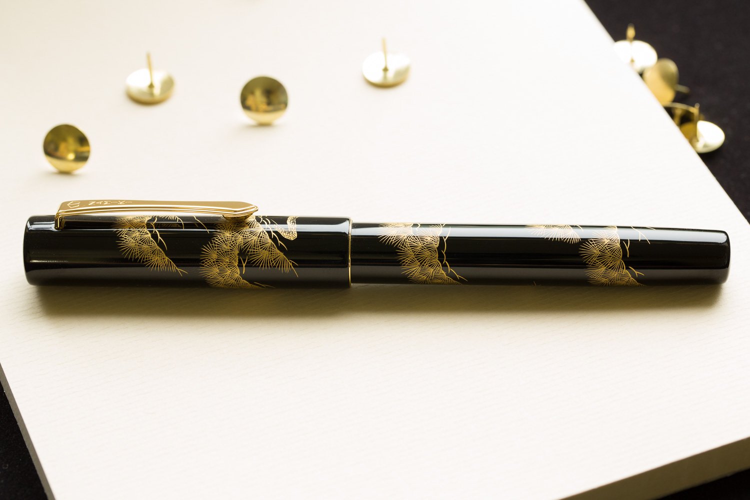 Namiki Chinkin Fountain Pen - Pine Tree