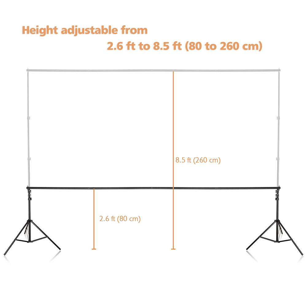 Yescom 10'x 8' 6 Adjustable Photography Background Support