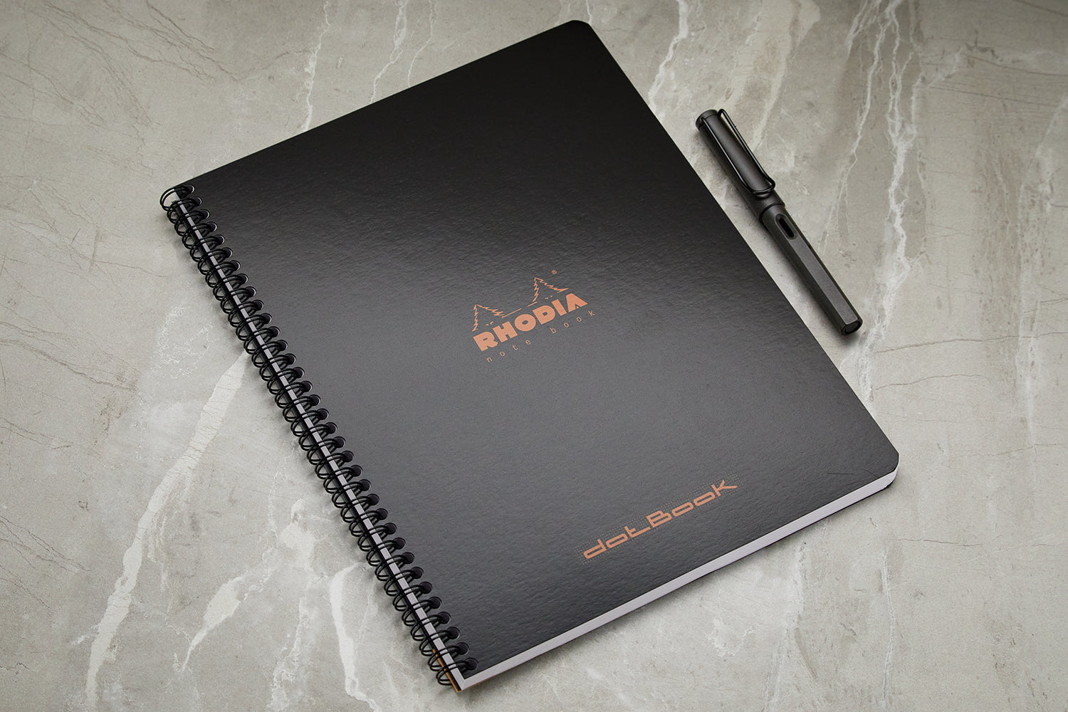 Rhodia Classic Wirebound Notebook - Black, Dot Grid (8.86 x 11.69)