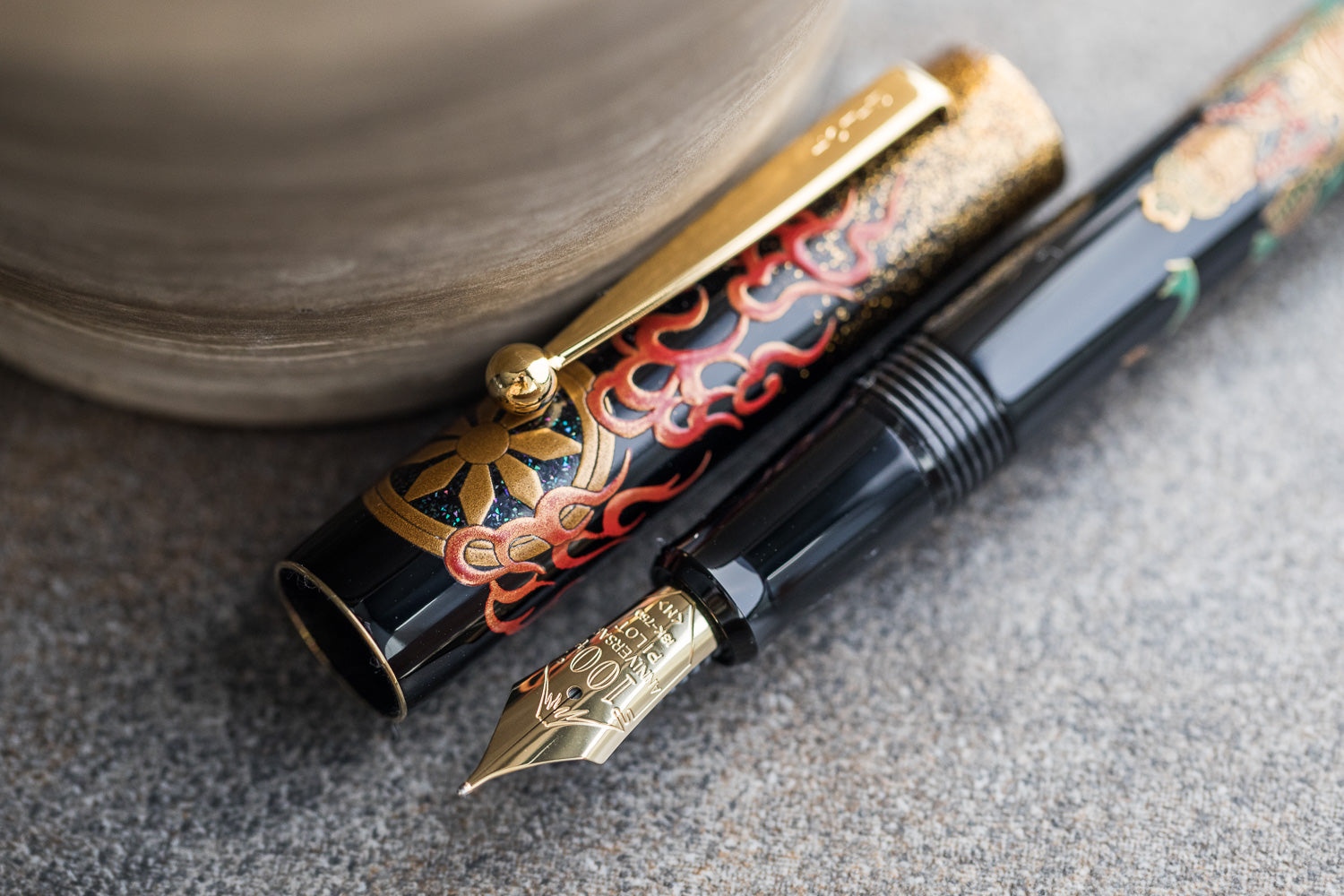 Namiki Yukari Fountain Pen - Seven Gods Bishamon-ten (100th Anniversary Limited Edition)