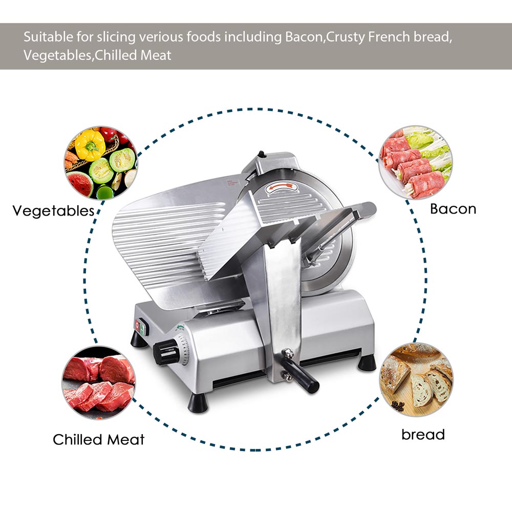 Yescom 12 Heavy Duty Meat Slicer Professional Food Slicer