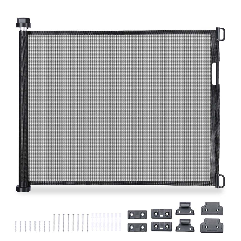 Yescom Retractable Dog Gate for Stairs 71x33