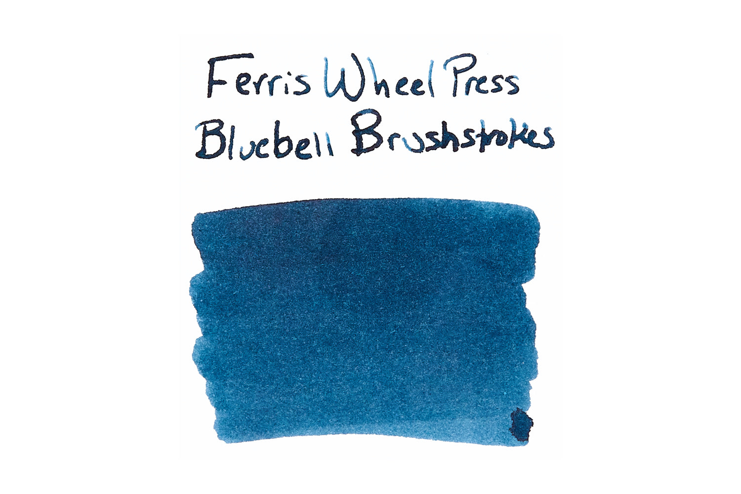 Ferris Wheel Press Bluebell Brushstrokes - Ink Sample