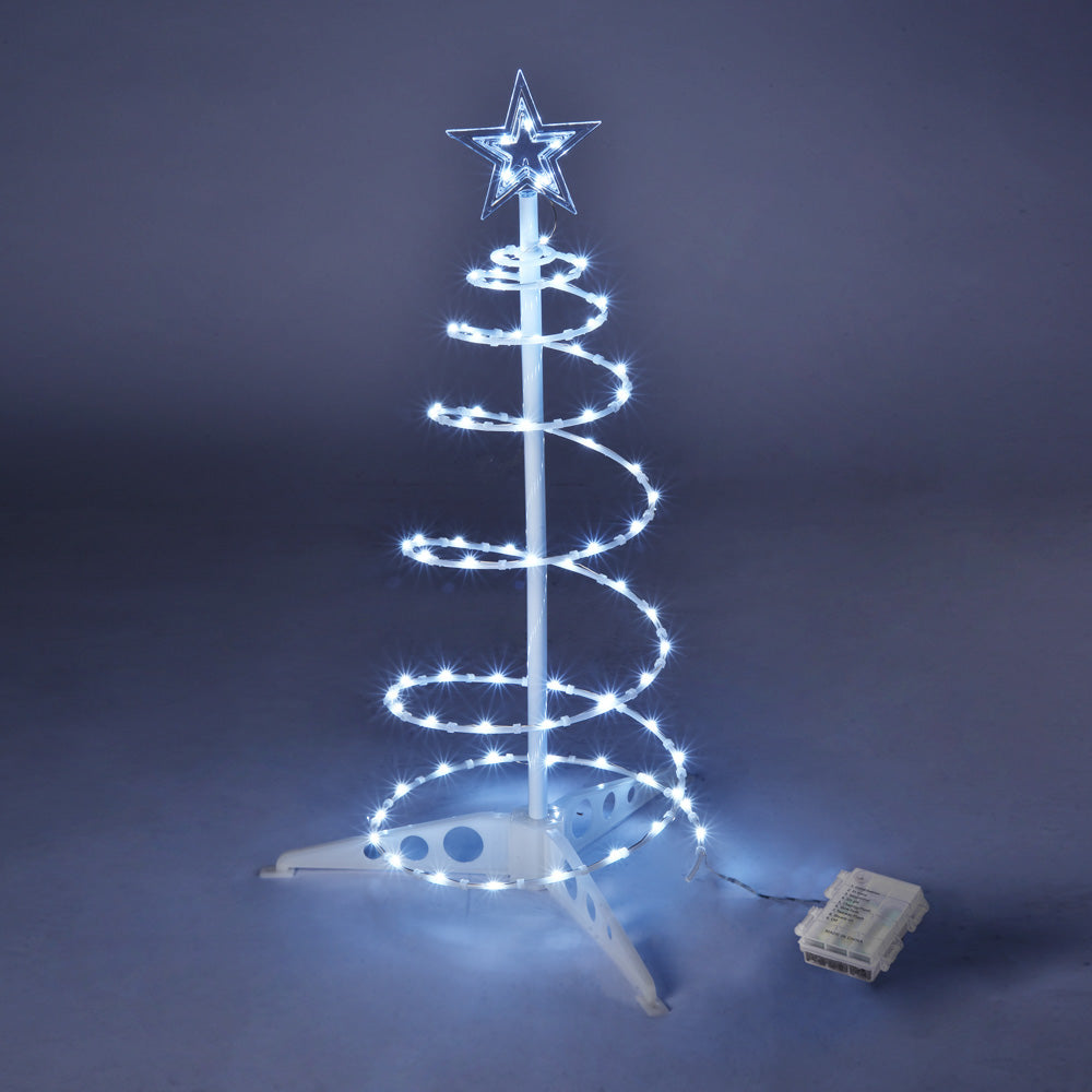 Yescom 2' Pre-Lit Spiral Christmas Tree Battery Operated