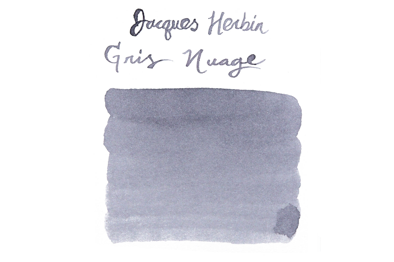 Jacques Herbin Gris Nuage - Ink Sample