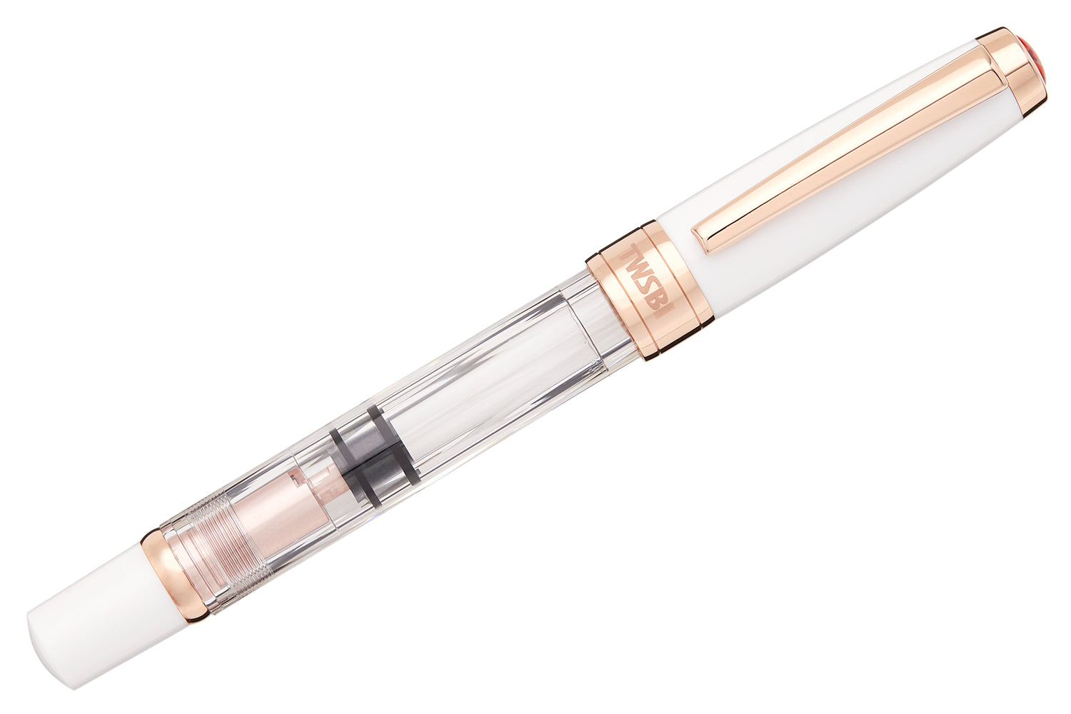 TWSBI Diamond 580 Fountain Pen - White RoseGold II