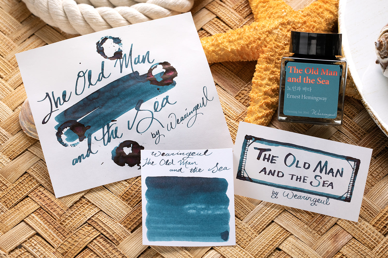 Wearingeul The Old Man and the Sea - Ink Sample