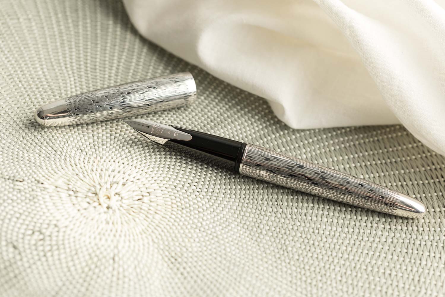 Pilot Sterling Fountain Pen - Silvern Tsumugi