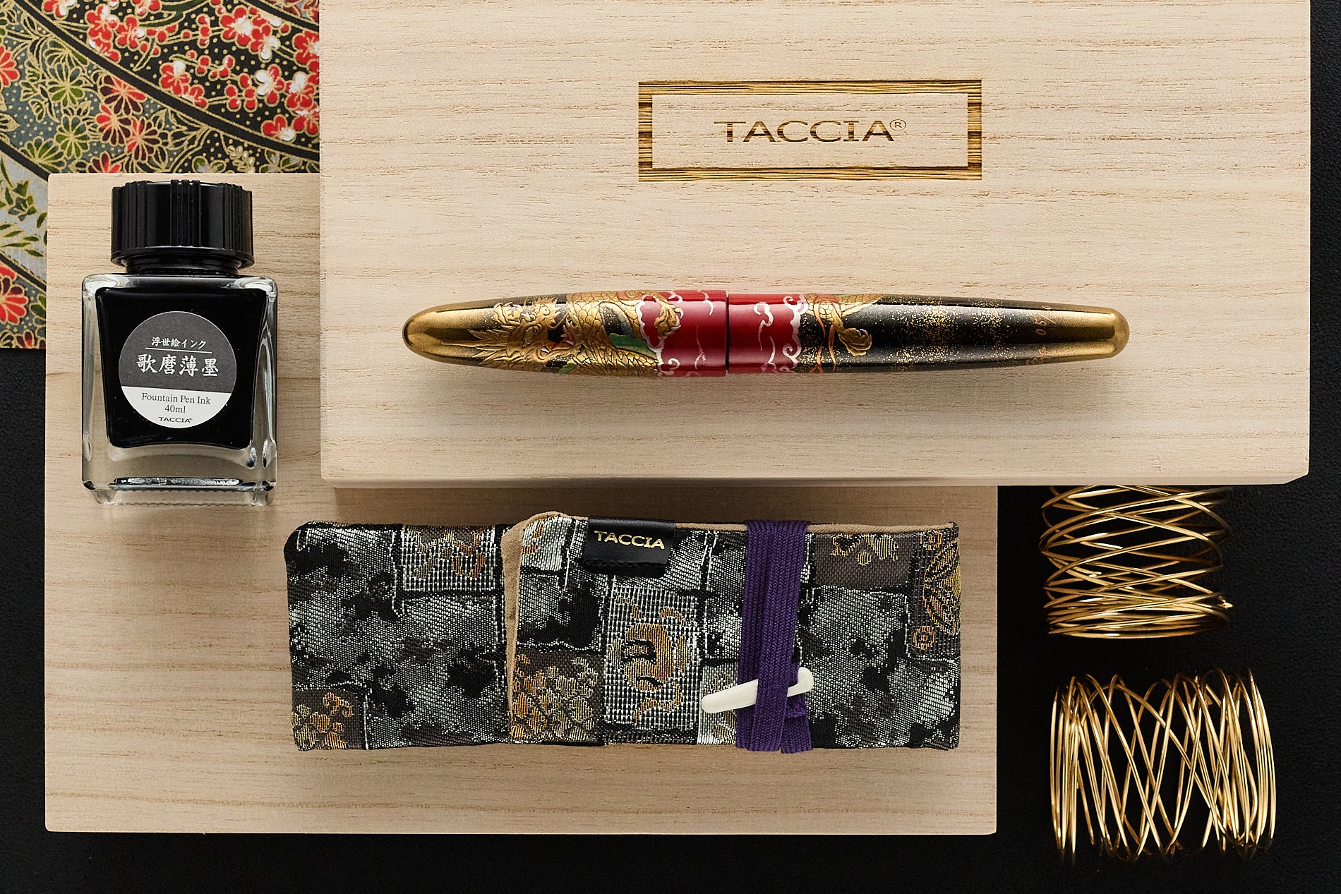 TACCIA Empress Fountain Pen - Double Dragons (Limited Edition)