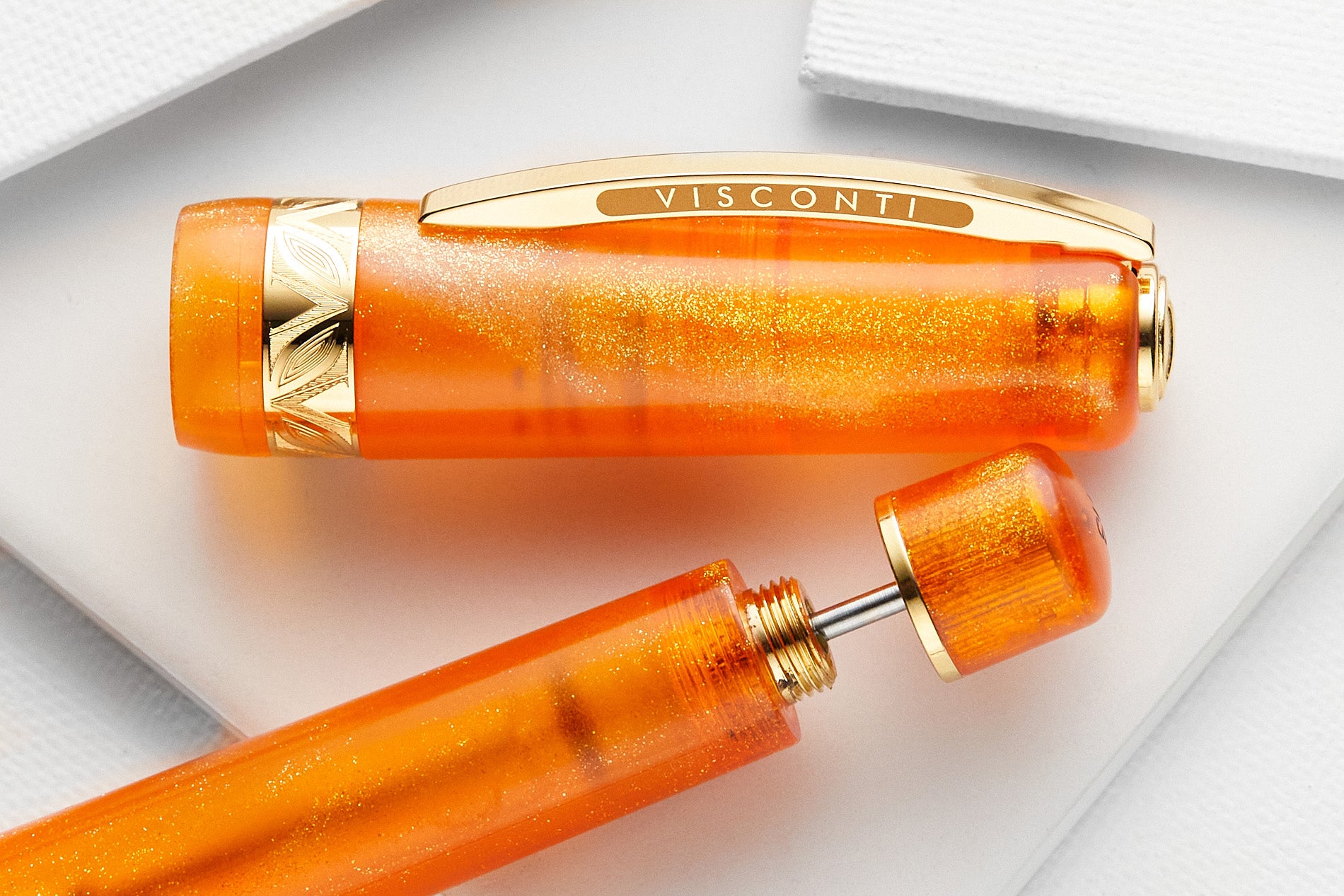 Visconti Kaleido Fountain Pen - Fire Opal