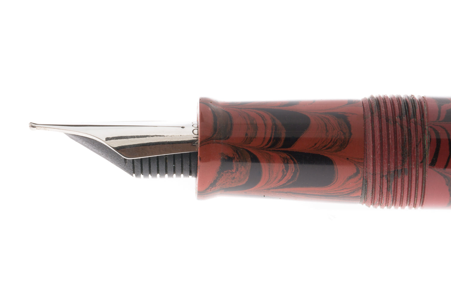 Noodler's Neponset Ebonite Flex Fountain Pen - Red Rebellion