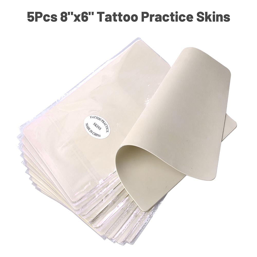 Yescom Tattoo Practice Skin for Tattooing 8x6 Inch 5 Pcs