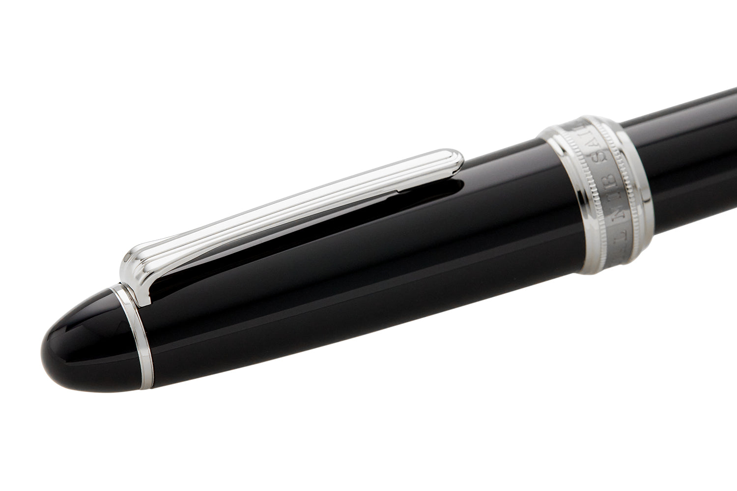 Sailor 1911L Naginata Togi Fountain Pen - Black/Silver