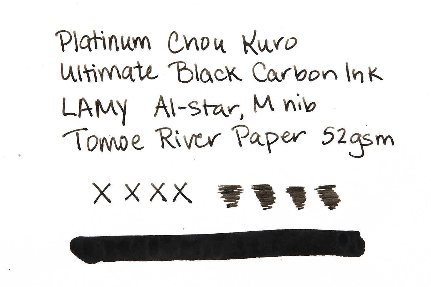 Platinum Chou Kuro Black - 60ml Bottled Ink