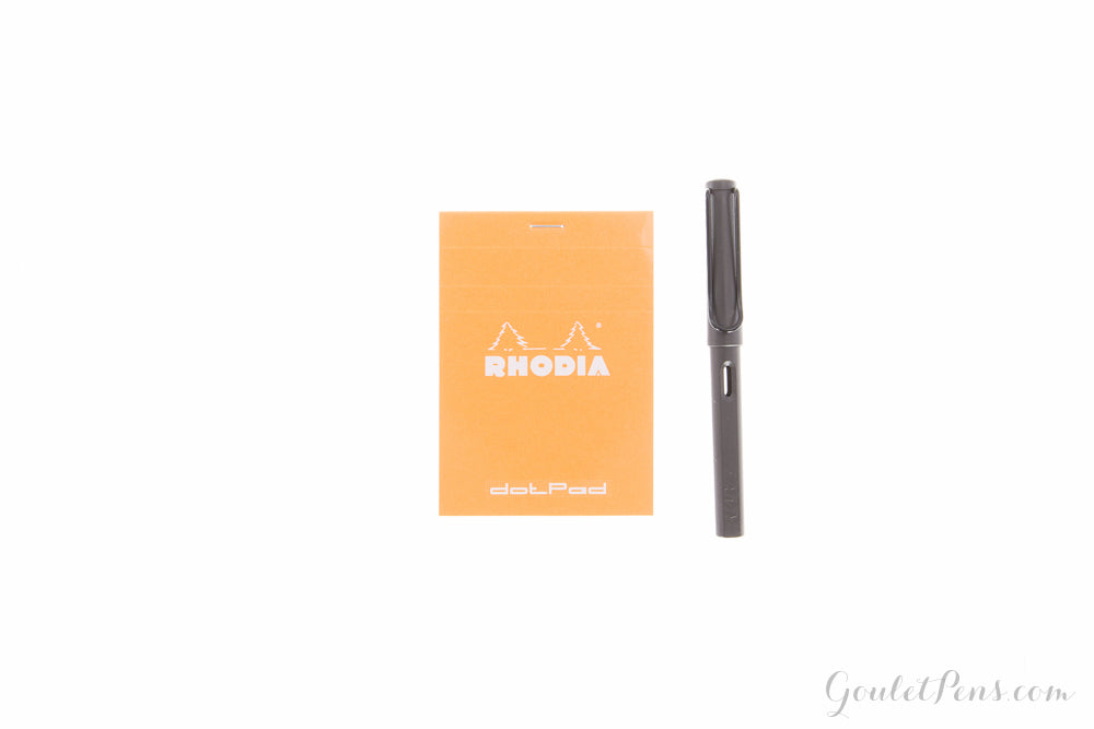 Rhodia No. 12 Small Notepad - Orange, Dot Grid