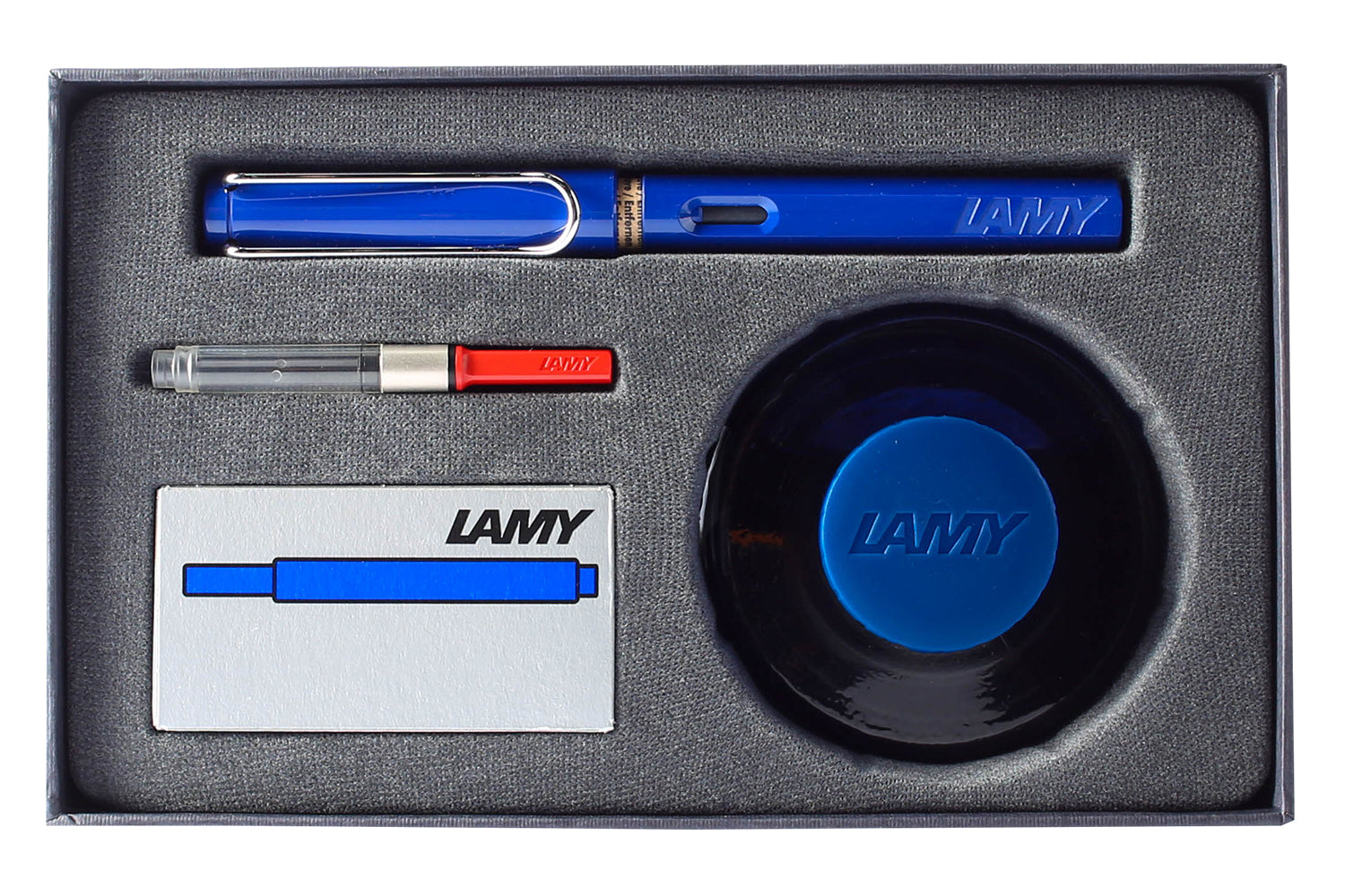 LAMY safari & bottled ink gift set - blue