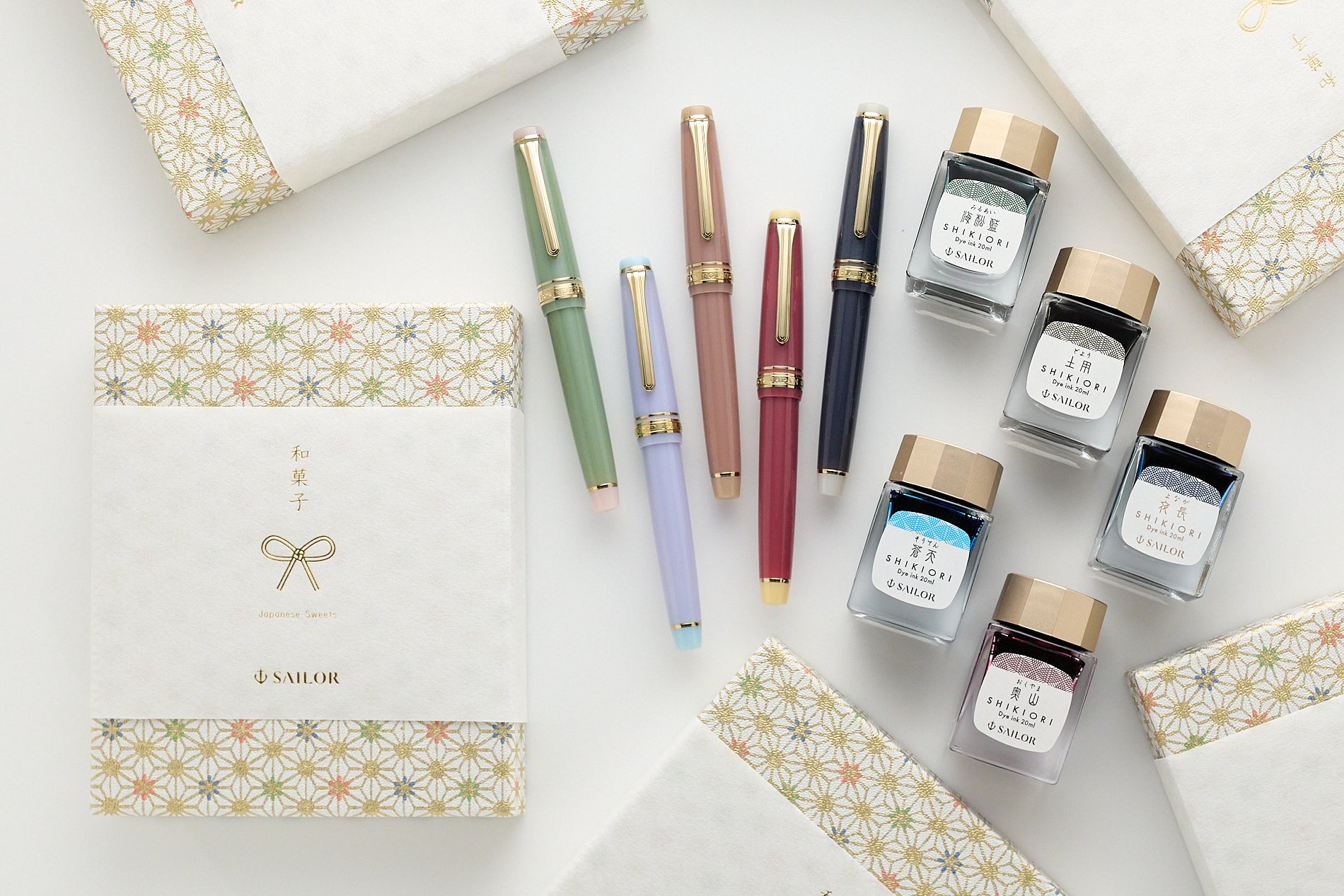 Sailor Pro Gear Slim Fountain Pen Set - Tsukimi Dango (Limited Edition)