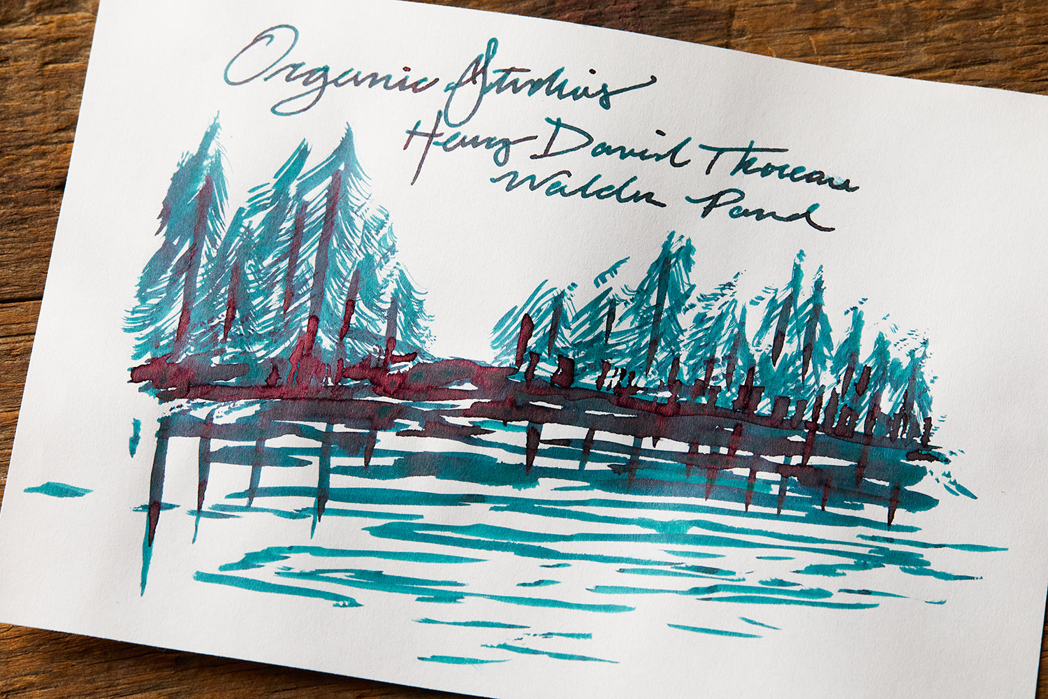 Organics Studio Henry David Thoreau Walden Pond - 55ml Bottled Ink