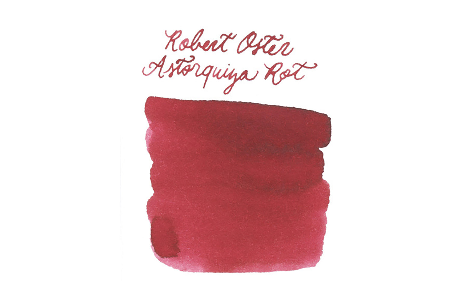 Robert Oster Astorquiza Rot - Ink Sample