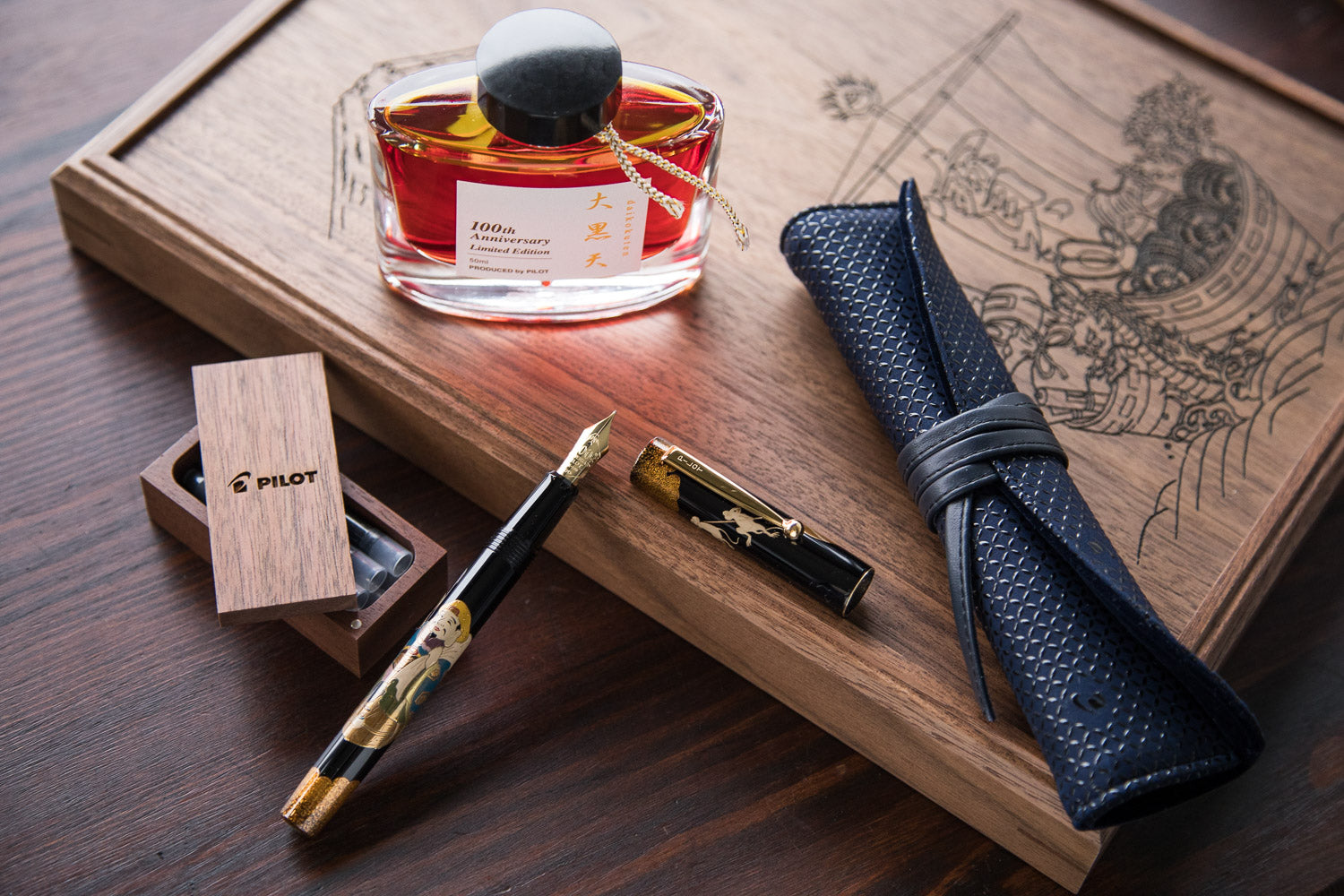 Namiki Yukari Fountain Pen - Seven Gods Daikoku-ten (100th Anniversary Limited Edition)