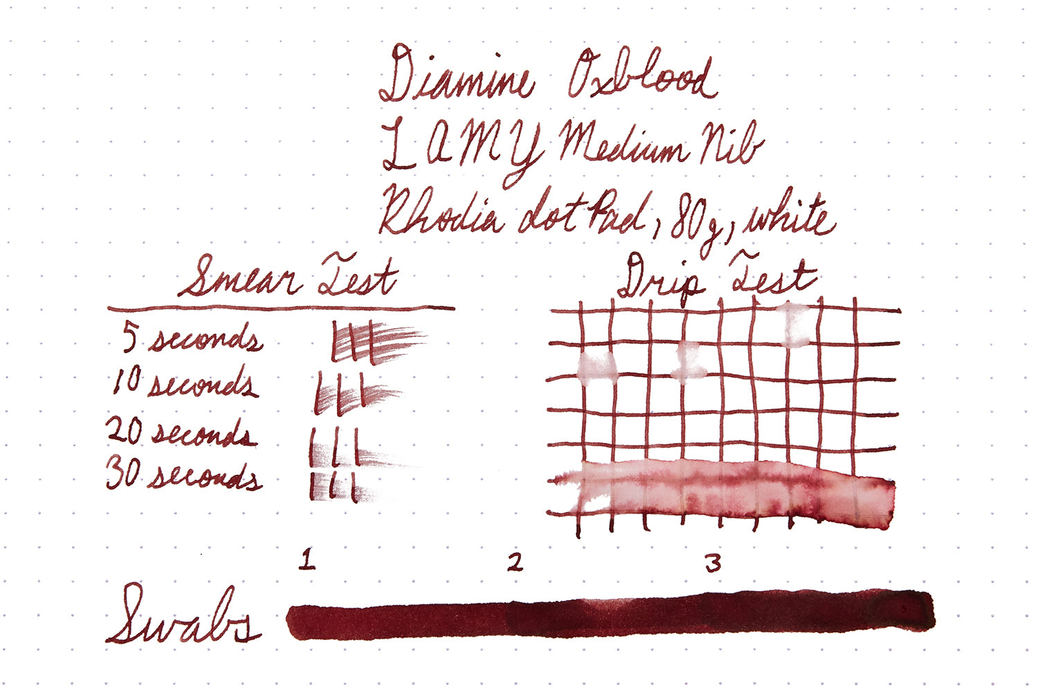 Diamine Oxblood - 30ml Bottled Ink