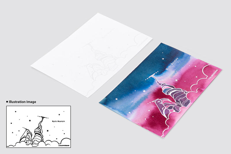 Colorverse Ink Art Cards - Hubble (Size B)