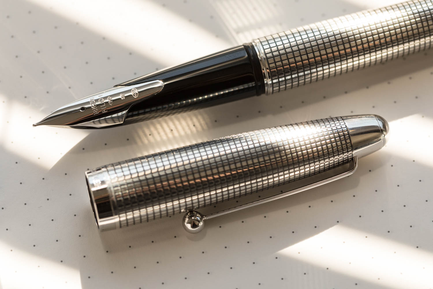 Pilot Sterling Fountain Pen - Silvern Koushi