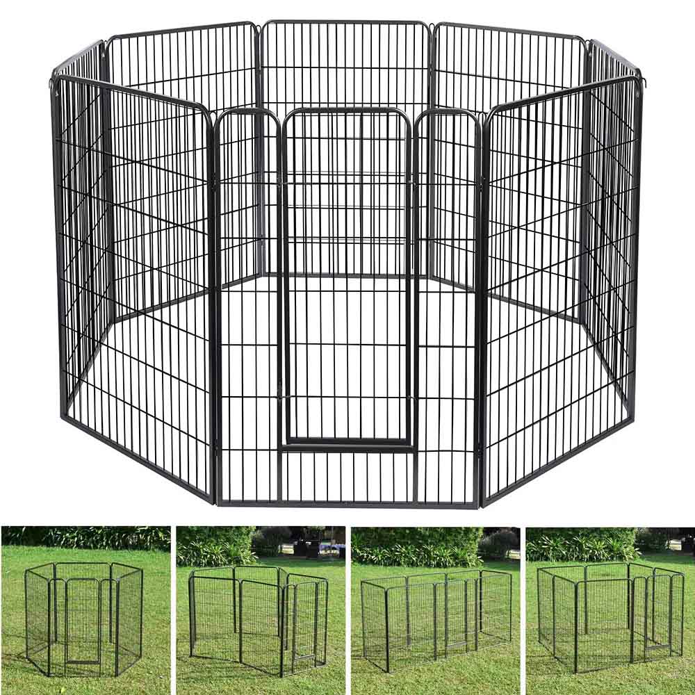 Yescom Heavy Duty Dog Playpen 47 Tall 16-Panel Puppy Pen Metal