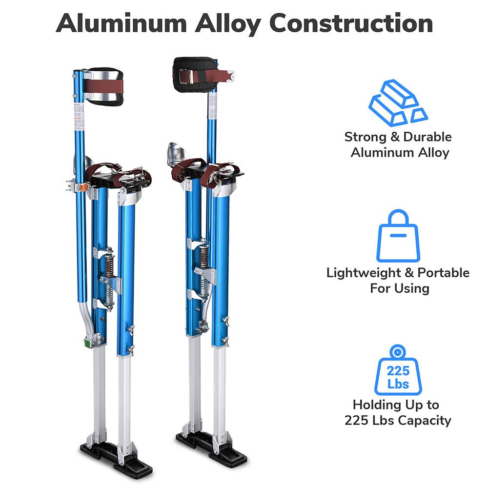 Yescom Drywall Stilts 36 - 50 Adjustable Aluminum Color Options