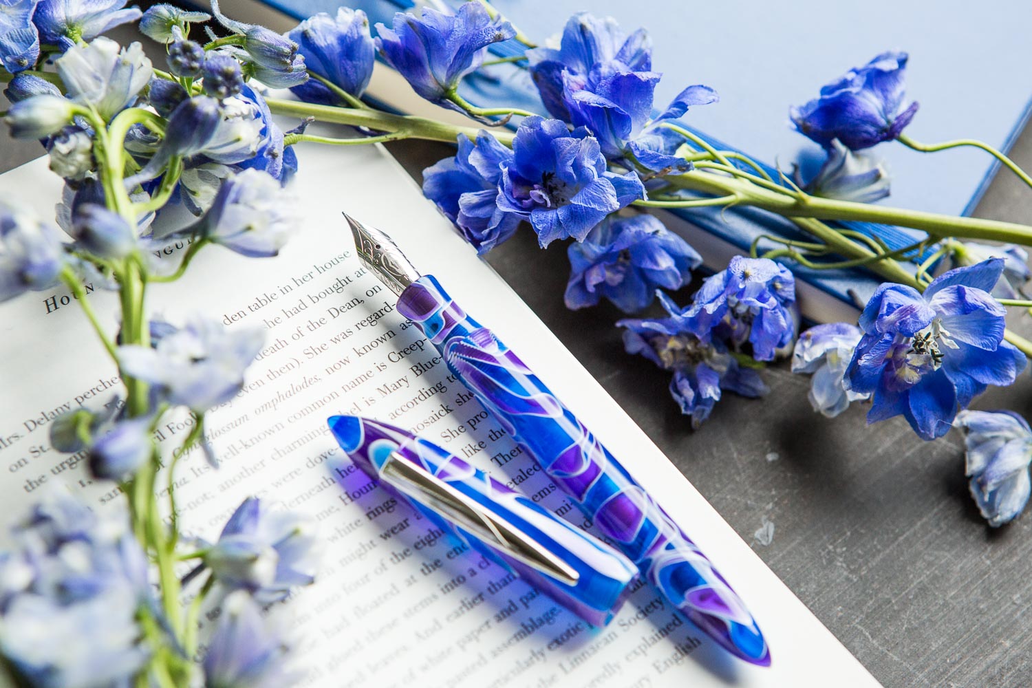 Edison Premiere Fountain Pen - Delphinium