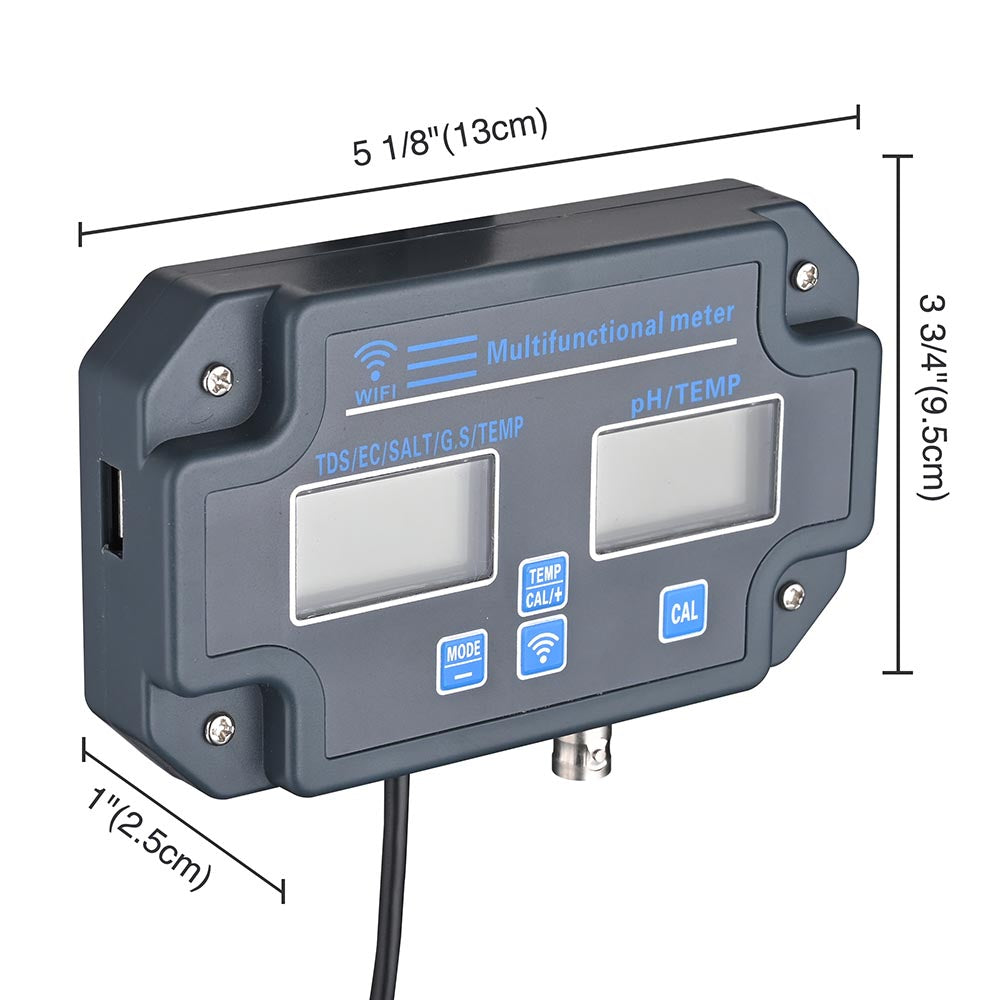 Yescom Multifunction Water Tester 6-in-1