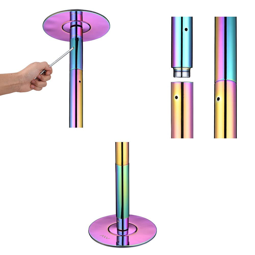 Yescom 10.8ft Colorful Portable Spinning Pole D45mm (Preorder)